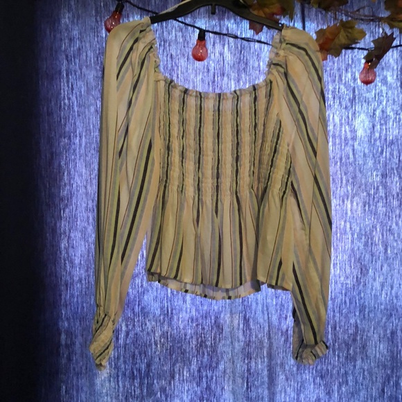 Striped crop top - Picture 1 of 2